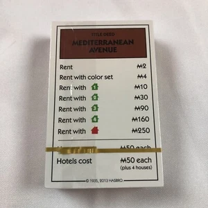 Monopoly Game Property Deed cards Sealed BRAND NEW unopened set dated 2013 - Picture 1 of 2