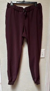 Lululemon Womens Pants Size 12 On The Fly Jogger Purple Merlot - Picture 1 of 7