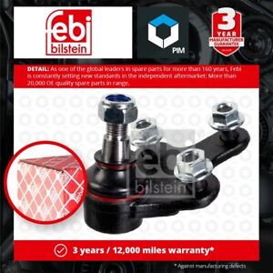 Ball Joint fits PEUGEOT 308 Mk2 2.0D Lower 13 to 21 Suspension 9672192480 Febi