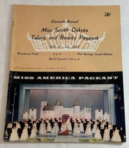 1957 Miss South Dakota Beauty Pageant Program, Preliminary to Miss America - Picture 1 of 3
