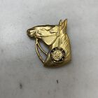 Vintage Goldtone Horse Head Pin ? State Of Missouri