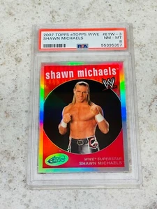 2007 Topps eTopps WWE ETW-3 SHAWN MICHAELS PSA 8 🔥!  626/999 - Picture 1 of 3