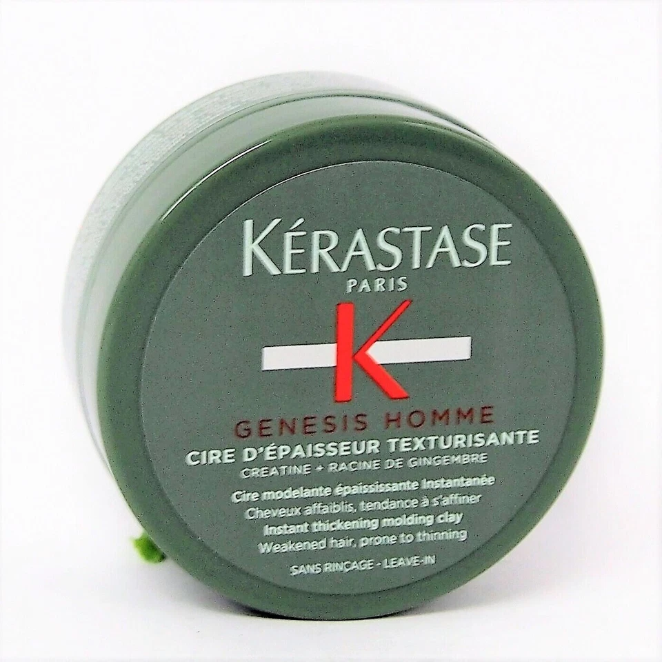 Kerastase Genesis HOMME Cire Depaisseur TEXTURIZANTE 2,55 oz/75 ml -arcilla moldeada- Foto 1 de 1