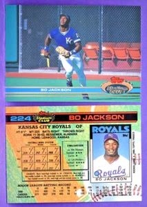 Bo Jackson Kansas City Royals 1991 Topps Stadium Club Baseball Base Card #224 - Picture 1 of 1