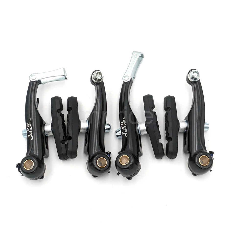 TEKTRO RX1 Mini-V-Brake Cyclocross Canti Brake 20.5-36.5mm, Front+Rear, Black - Image 1 of 4