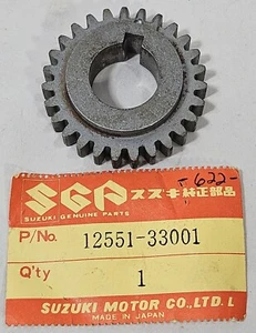 1 NEW Suzuki GT380 Crankshaft Breaker Drive Gear GT 380 Triple OEM 12551-33001 - Picture 1 of 4