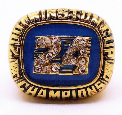 2001 #24  JEFF GORDON WINSTON CUP PLAYER RACING CHAMPIONSHIP RING SIZE 12 Cover
