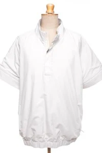 BURBERRY GOLF JACKET WINDSTOPPER BLOUSON IVORY L LARGE MINT PRISTINE - Picture 1 of 11