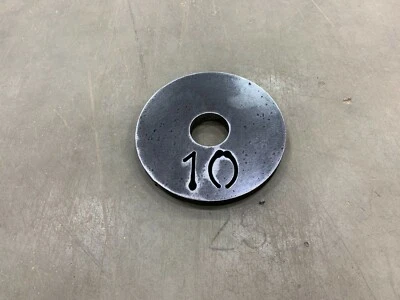 Juego de 2 placas de peso olímpicas de 10 lb con orificio central de 2" Foto 1 de 3