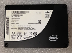 Intel SSDSA2SH032G1GN E30349-902,3, E41512-904,6,7 SATA SSD 32GB 2.5'' 3Gb/s - Picture 1 of 4