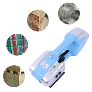 Flejadora eléctrica PP/PET flejadora herramienta de embalaje portátil alimentada por batería - Imagen 1 de 14