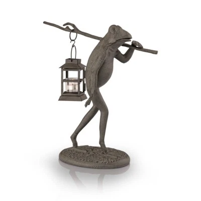 Encantadora linterna decorativa para caminar rana caprichosa divertida y atractiva Foto 1 de 3