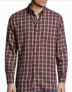 Men's Size S, COTTON FLANNEL SHIRT Long-Sleeve Classic-Fit Flannel Shirt (#J-14) - Picture 1 of 5
