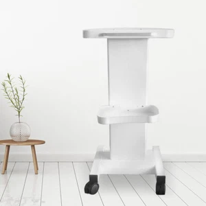 Pro Beauty Salon Trolley ABS Salon Pedestal Rolling Cart Wheel Stand Holder - Picture 1 of 9