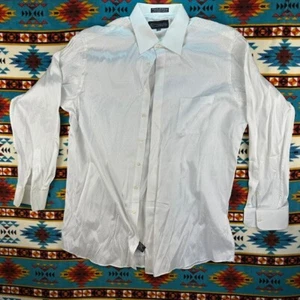 Camisa de vestir Diamante Couture Collection a rayas manga larga Tallman 171/2 36/37 - Imagen 1 de 9