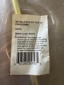 SHARK BITE, 25753, 12" FROST FREE SILLCOCK STEM REPAIR KIT - Picture 1 of 4