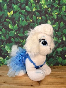 Costruisci Un Orso Disney Palazzo Principesse Pet Cenerentola Barboncino Bianco Cane 16 x 12" Blu - Foto 1 di 9