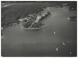 ZZ-2827/ Berlin Reiherswerder Foto Luftbild 18 x 13 cm ca.1938 - Bild 1 von 2