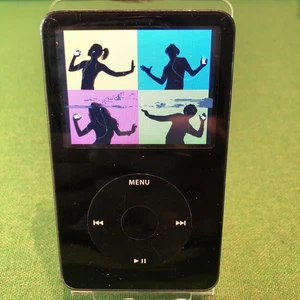 Apple iPod A1136 Classic 5.5th Gen Video Black 30Gb, 2005 Wofson DAC Lost Pixels - Picture 1 of 13