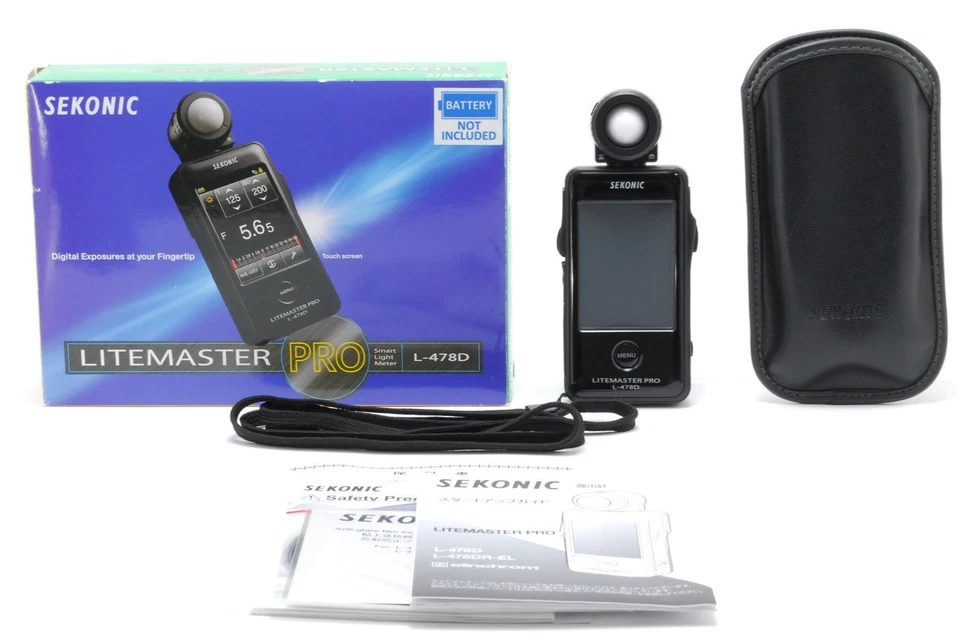 [EXCELENTE COMO NUEVO en CAJA] Medidor de luz Sekonic LiteMaster Pro L-478D de JAPÓN Foto 1 de 4