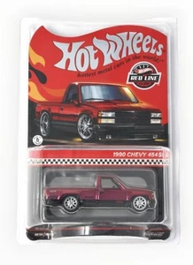 2023 Hot Wheels RLC 1990 CHEVY 454 SS Spectraflame Red Metal 1:64 Red Line Club - Picture 1 of 4