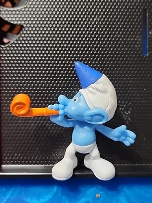 2013 Peyo SMURFS PLANIFICADOR DE FIESTAS PITUFO McDonald's Happy Meal juguete figura de PVC Foto 1 de 4