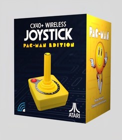 NIB Wireless Cx40+ Pac-Man Edition Atari 2600+  (Yellow)  Joystick Controller