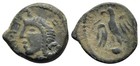 FITZ KELTEN CELTIC GAUL BELGIUM VELIOCASSES BRONZE APOLLO EAGLE GREEK ±±GNM5