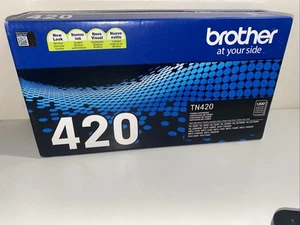 Brother Genuine Black Printer Toner Cartridge TN420 NOS - Picture 1 of 2
