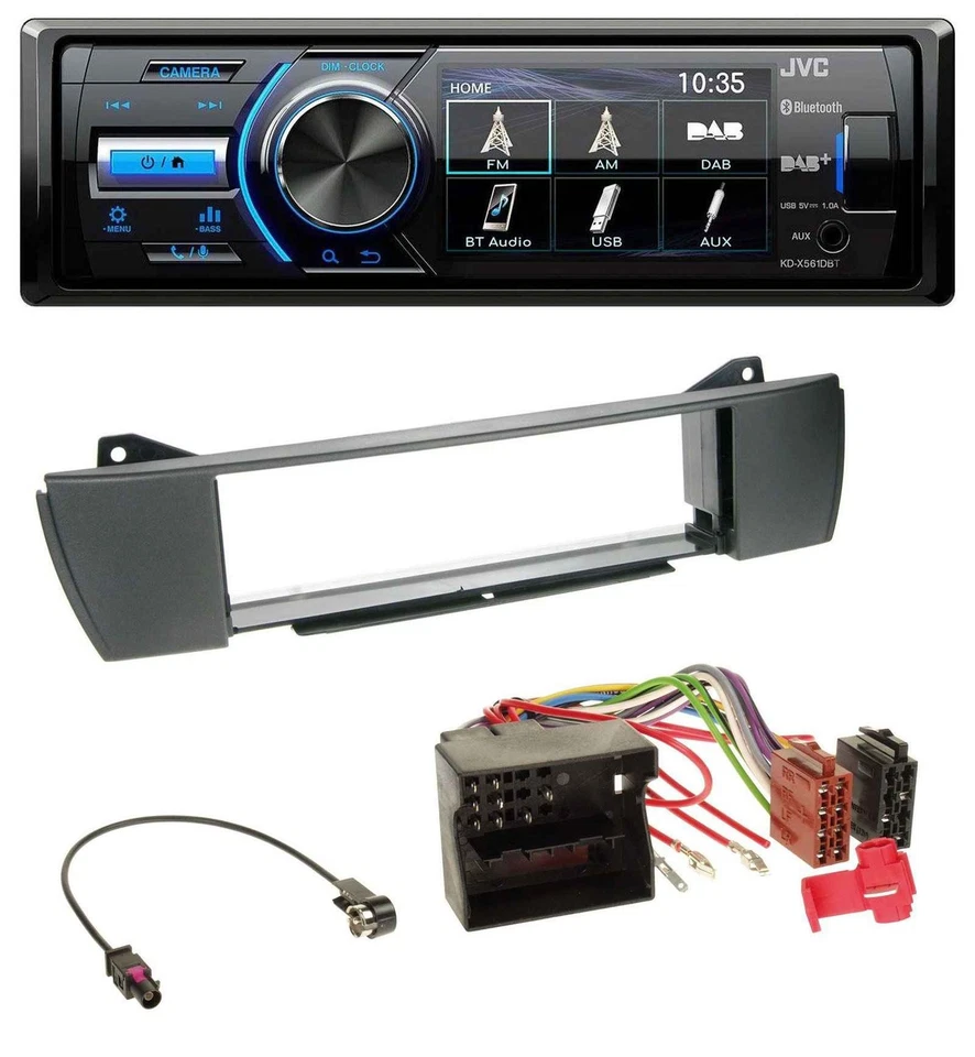 JVC Bluetooth MP3 USB DAB Autoradio für BMW Z4 E85 (2003-2008) - Bild 1 von 4