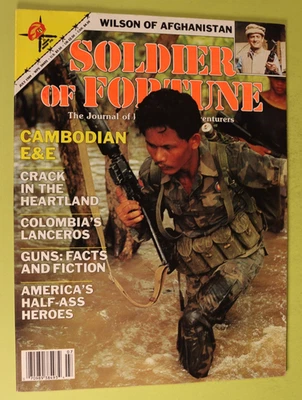 Soldier of Fortune Magazine July 1989 Cambodia Detonic .45 ACP Crack VF+ - Image 1 of 4