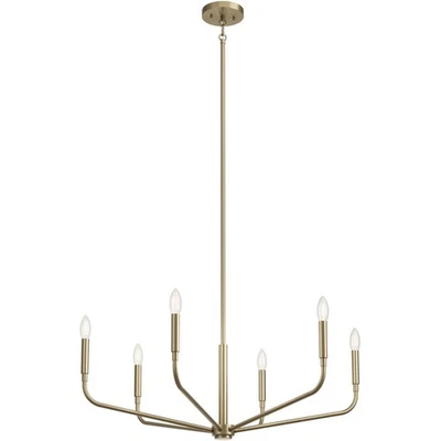 Lámpara de araña Kichler Lighting 52718CPZ Madden champán bronce Foto 1 de 4