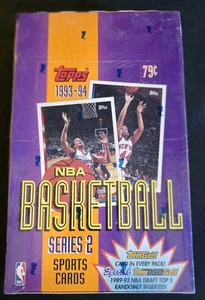 1993-94 Topps Basketball Series 2 Sealed Hobby Box Wax NBA - Picture 1 of 6