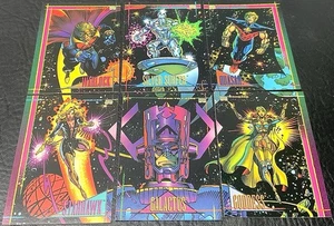 Sehr guter Erhaltungszustand 1993 Marvel Skybox 6-teiliges Kartenset "Heroes & Vilains" Serie (#217) - Bild 1 von 17