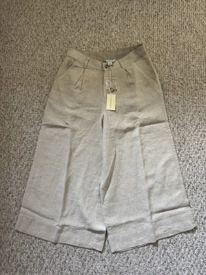 NWT Sundance Catalog Essie Linen Pants in Flax, size 4 - Image 1 of 4
