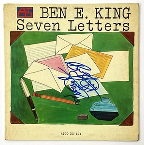 BEN E KING Autograph Signed "Seven Letters" Album Record Cover JSA Authenticatio - Picture 1 of 2