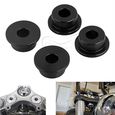 Solid Billet Handlebar Riser Bushing for Harley Softail Dyna Sportster 1984-2016 Foto 1 de 4
