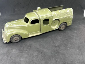 Hubley Kiddie Toy #478 Bell Telephone Truck Army Green - Vintage 1950s - Picture 1 of 9