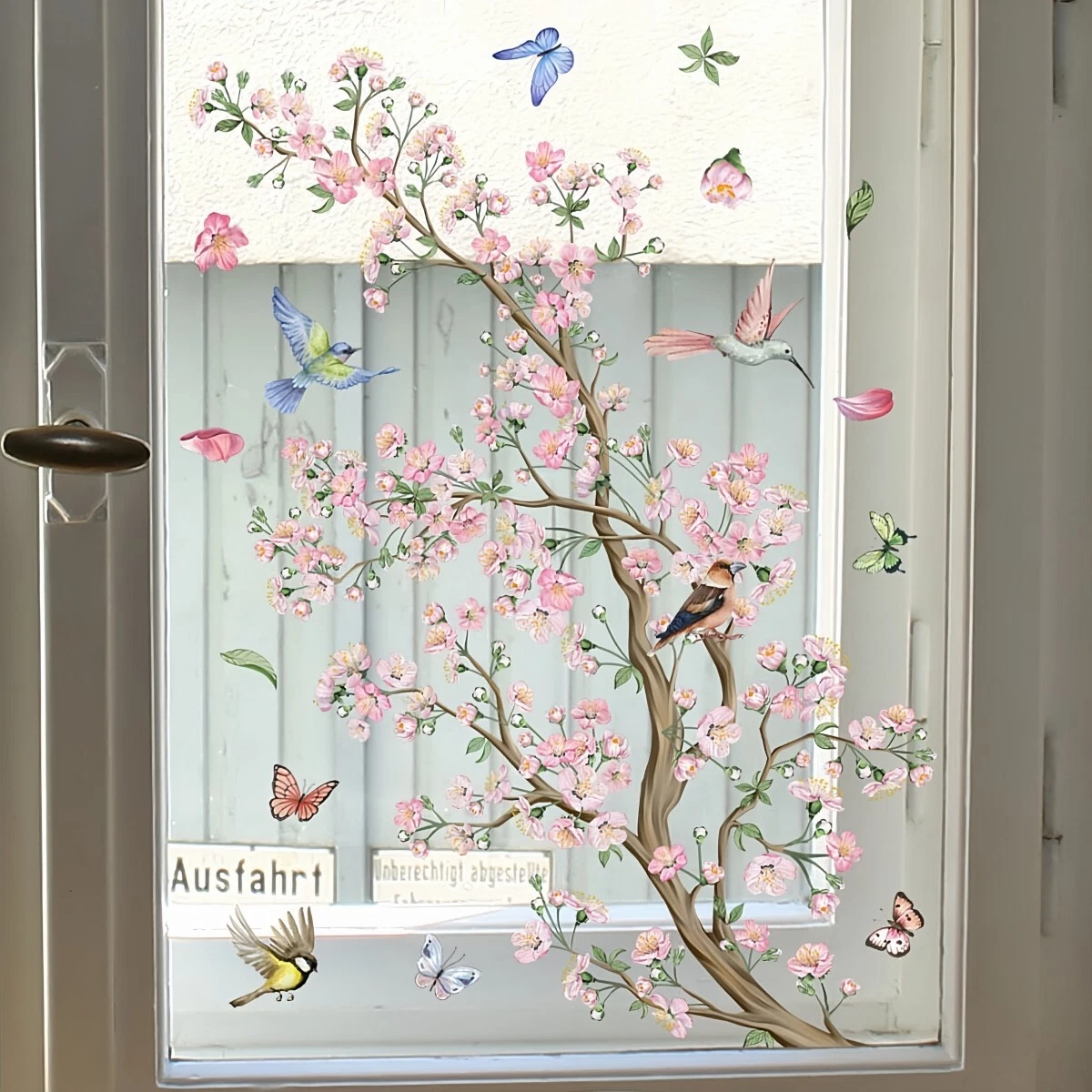 24 Stück Bunte Fensteraufkleber Schmetterlinge – Selbstklebend, Ablösbar, Für Vogelschutz