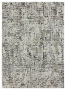 Yellow Faded Worn Distressed Abstract Door Mat 4535 10291 - Aprx 1' 11" x 3' - Picture 1 of 2