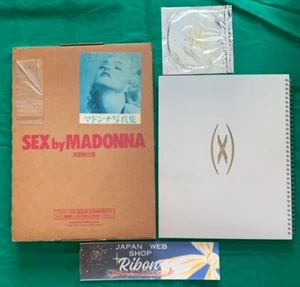 MADONNA Sex by Madonna Japanese Version Art Photo Book 1992 JAPAN with CD Used - Picture 1 of 12