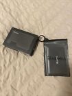 NIB Axwell Aluminum Wallet With Coin Tray Rare Color Olive $80 Value