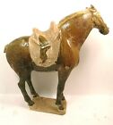 Antique Chinese Tang / T'ang Dynasty gazed horse 618-907 AD 14 inches h.