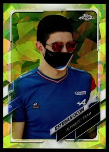 2021 Topps Chrome SAPPHIRE Formula 1 ESTEBAN OCON CHARTREUSE 138/199 #31 - Picture 1 of 2