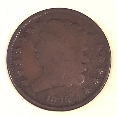 1835 Half Cent - High Quality Scans #C516 - Image 1 of 2