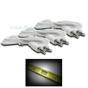 3 10FT 3.5MM AUX AUXILIARY STEREO CABLE CORD IPAD IPHONE IPOD NANO CAR MP3 WHITE
