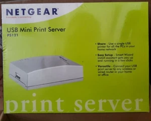 NETGEAR PS121 USB 2.0 Mini Print Server - Picture 1 of 4