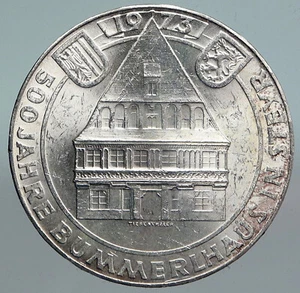 1973 AUSTRIA Bummerlhaus Architecture Silver 50 Shillings Austrian Coin i90127 - Picture 1 of 3