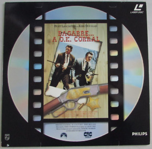 LaserDisc Bagarre à O.K. Corral avec Burt Lancaster & Kirk Douglas Philips 1992