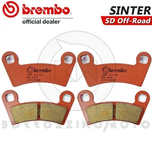 4 Pastillas de Freno Delantero BREMBO Sinterizado SD Polaris Outlaw MXR 450 2009 - Imagen 1 de 3